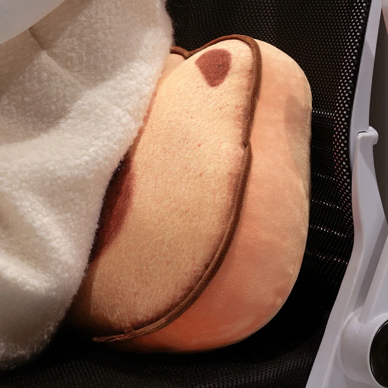 Lovely Animal Pillow Sleeping Cushion Stuffed Soft Sofa Back Pillow Birthday Gifts Cartoon Toast Capybara Cat Plush Toys