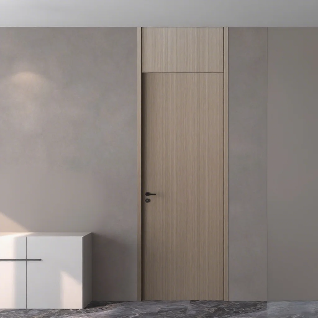 Customized Living Room Office Slab Doors Partition Hidden Frame Apartment Door Manufacturers