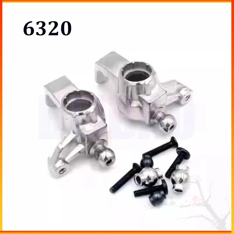 SCY 16101 16102 16103 Q130 RC Car Spare Parts Upgrade Metal Steering Cup Front and Rear Wheel Seats 6025 6026 Original Parts