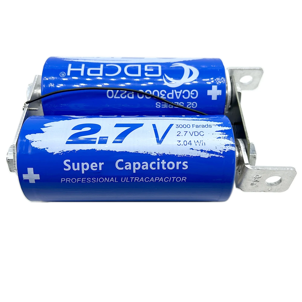 GDCPH farad capacitor 2 peças/1 conjunto super capacitor com, capacitor automotivo com placa de proteção