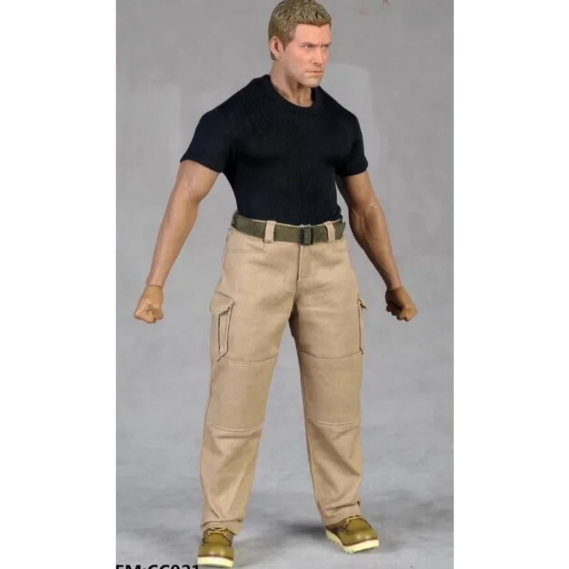 1/6 Schaal CC021 Mannelijke Action Figure Korte Mouwen Strakke T-shirt Kleding Model Fit 12 "Tbleague M34 M35 Sterke Musclur body