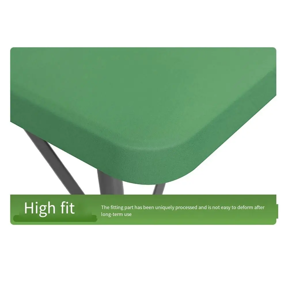 Durable Stretch Picnic Table Cloth Folding Wind Proof Patio Table Cover Tear-Proof Solid Table Protector Banquet