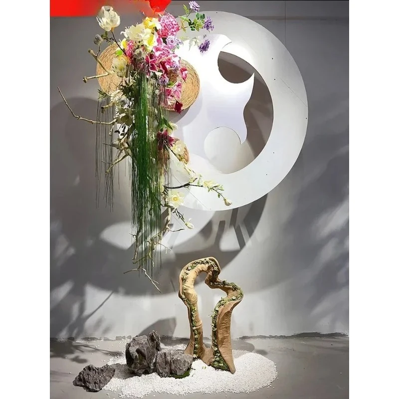 Floriculture Soft Outfit Suspended Floor Scenery Bamboo Artwork Multi-Element Matching Combination Ornaments