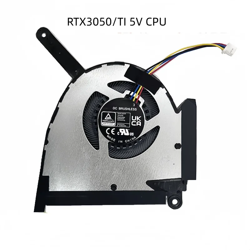 New CPU Fan GPU Cooling Cooler Fan For ASUS TUF AIR 2022 FX517 FX517Z FX517ZC FX517ZR RTX3050 TI 5V&12V