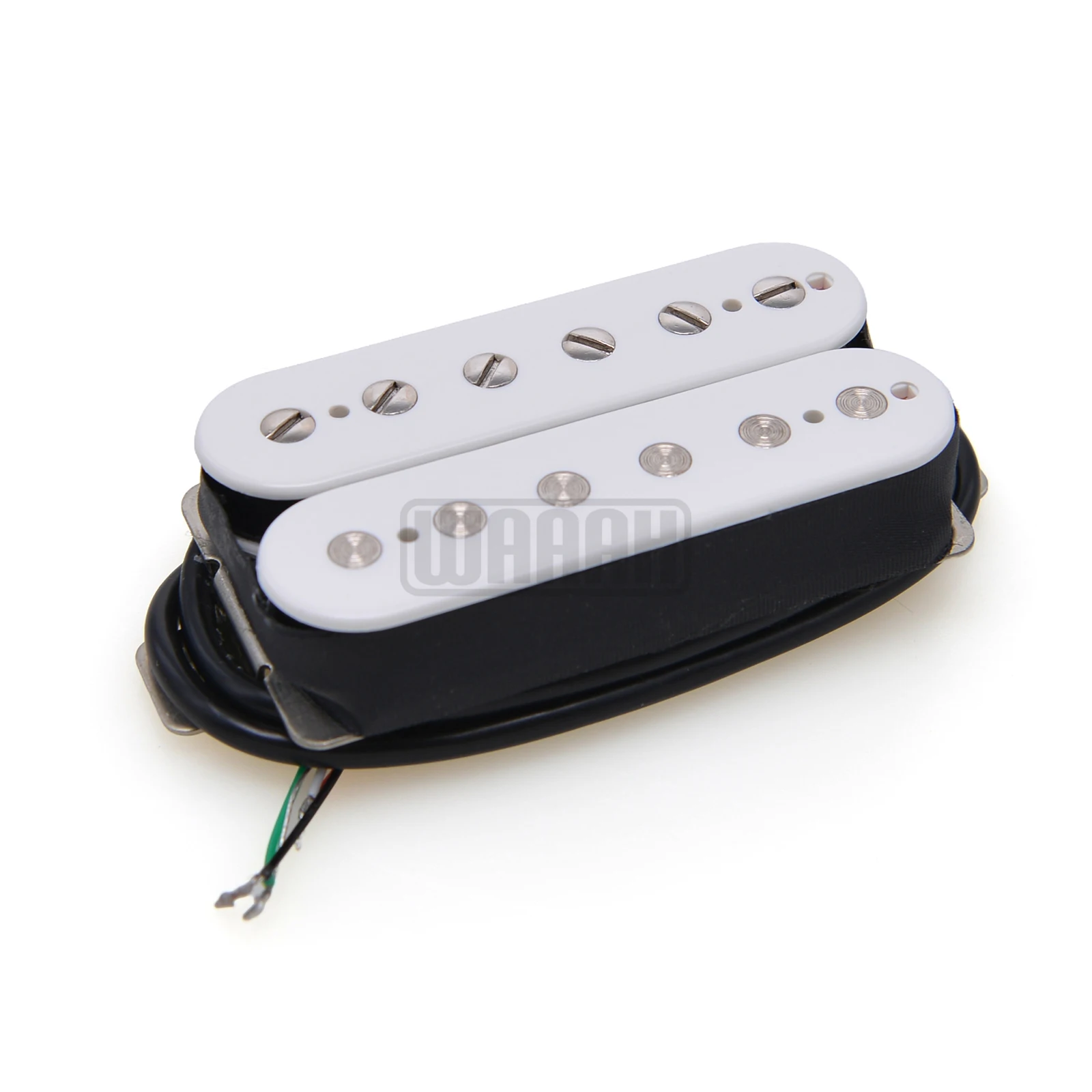 WAAAH GB Style Alnico II Bridge Humbucker Pickup Schwarz Weiß Zebrafarbe Alnico 2 Magnet für E-Gitarre WAAH Pickups – Detail 3