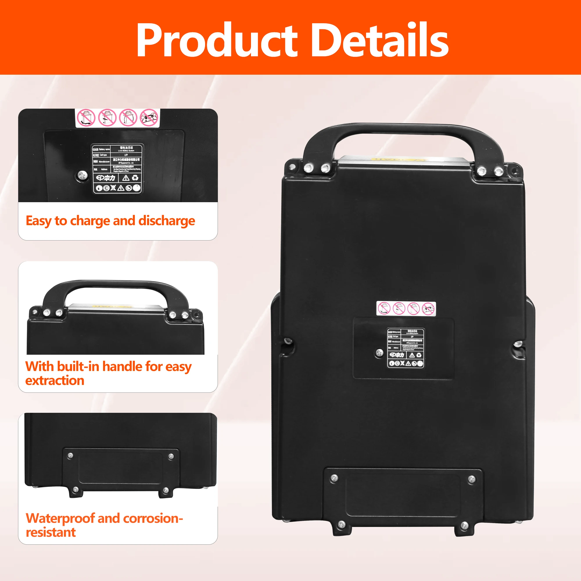 48V 30Ah Lithium Battery for Big Joe LPT40 LPT44 Electric Pallet Truck Jack