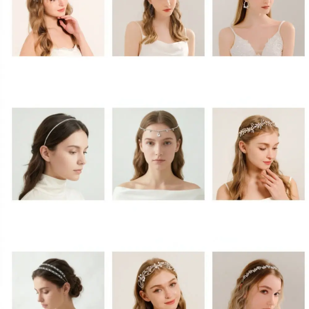 Graceful Rhinestone Forehead Piece For Miallo Forest Nature Style Alloy Headband Wedding Bridal Jewelry Party Crown
