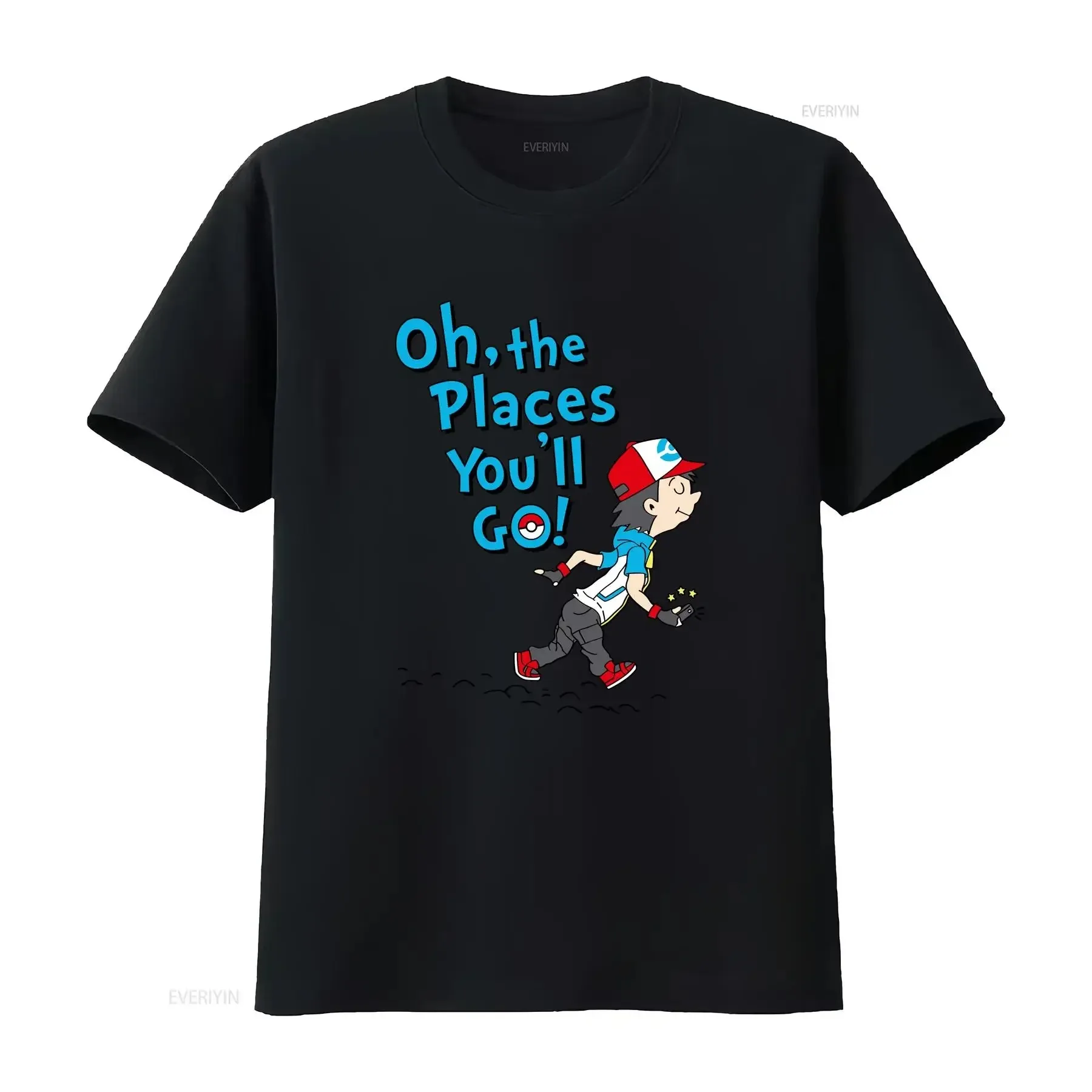 

Go Trainer T Shirt Women Kids Awesome Geek Video Games Parody Clothes vintage Washed Soft homme Slightly Casual Versatile