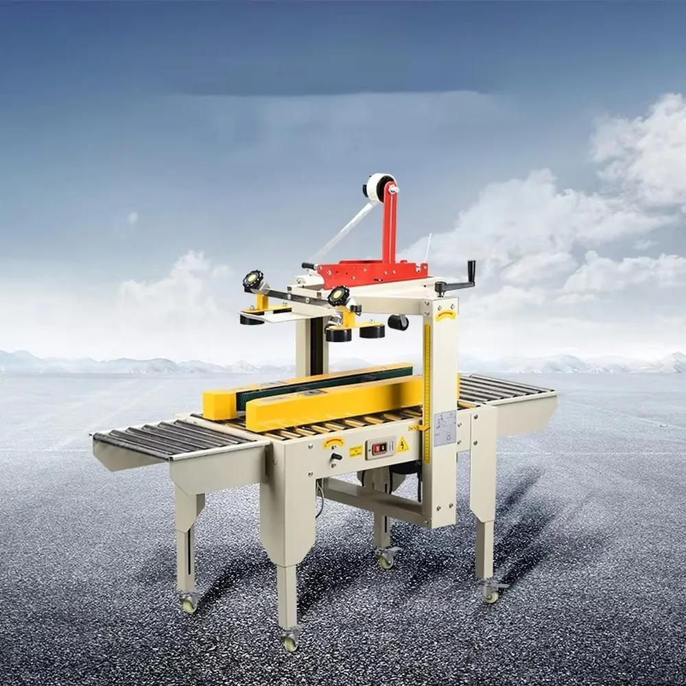 Automatic Carton Erector Box Sealing Machine Water Activated Tape Case Sealer Packing Equipment for Logistics Warehouse