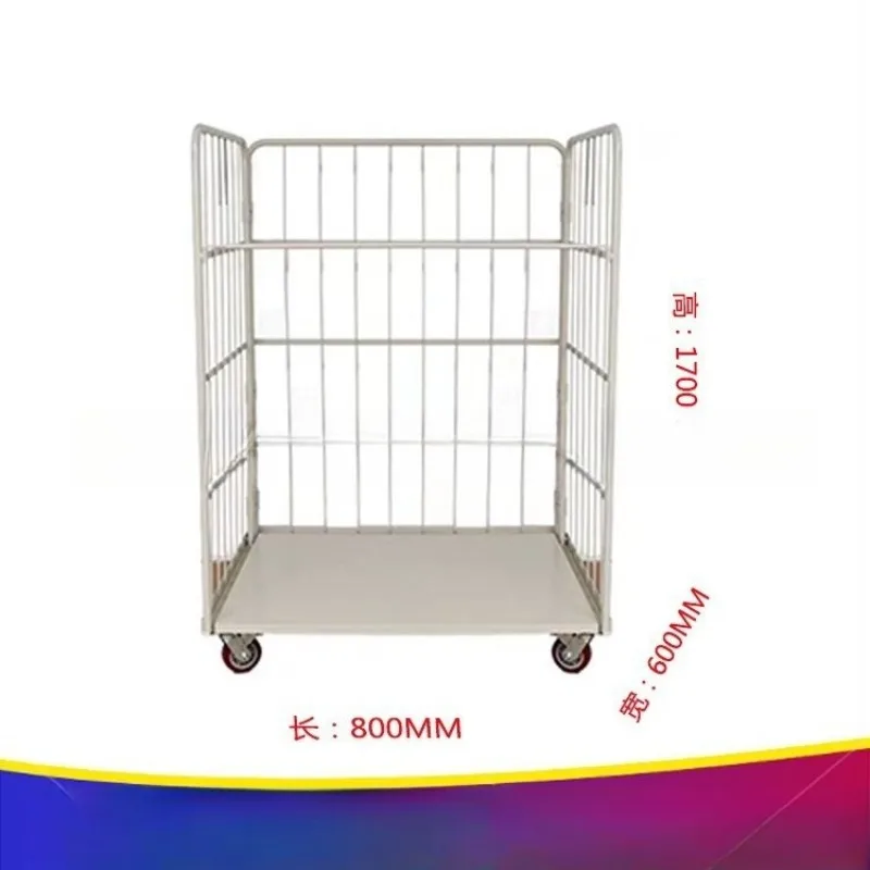 logistics trolley folding grid cart turnover handling loading and unloading truck sorting express basket storage cage truck