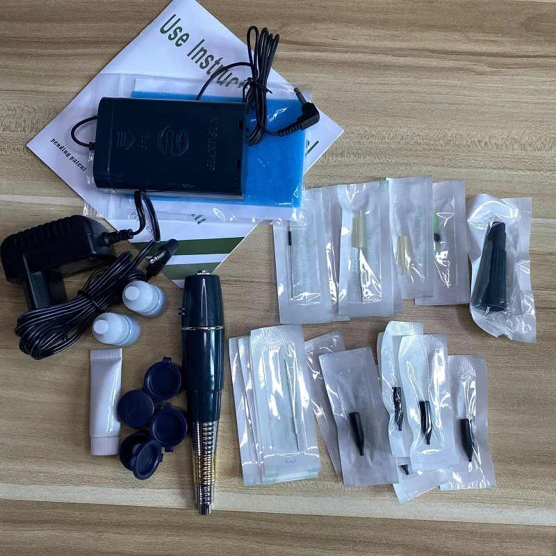 G8650 Tattoo Machine Permanent Makeup Kit Giant Sun with Battery Machine Pen Complete Taiwan Original Tattoo pen