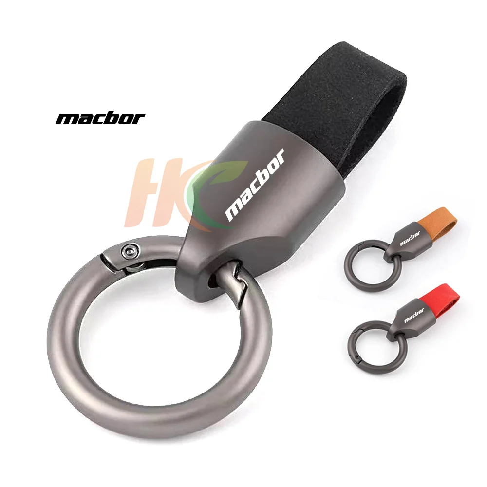 For Macbor Montana XR1 XR5 500 Rockster Flat 125 Eight Mile 500 Keyring Keychain Key Holder Ring Motorcycle Accessories