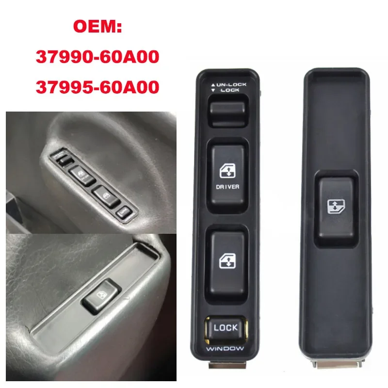 Left Right Electric Control Power Window Switch Button Regulator For Suzuki Vitara 1988-1998 37990-60A00 37995-60A00