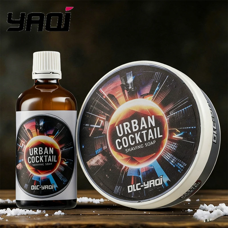 yaqi-urban-cocktail-yaqi-170g-savon-a-raser-et-100ml-kit-d'eclaboussures-apres-rasage-pour-hommes