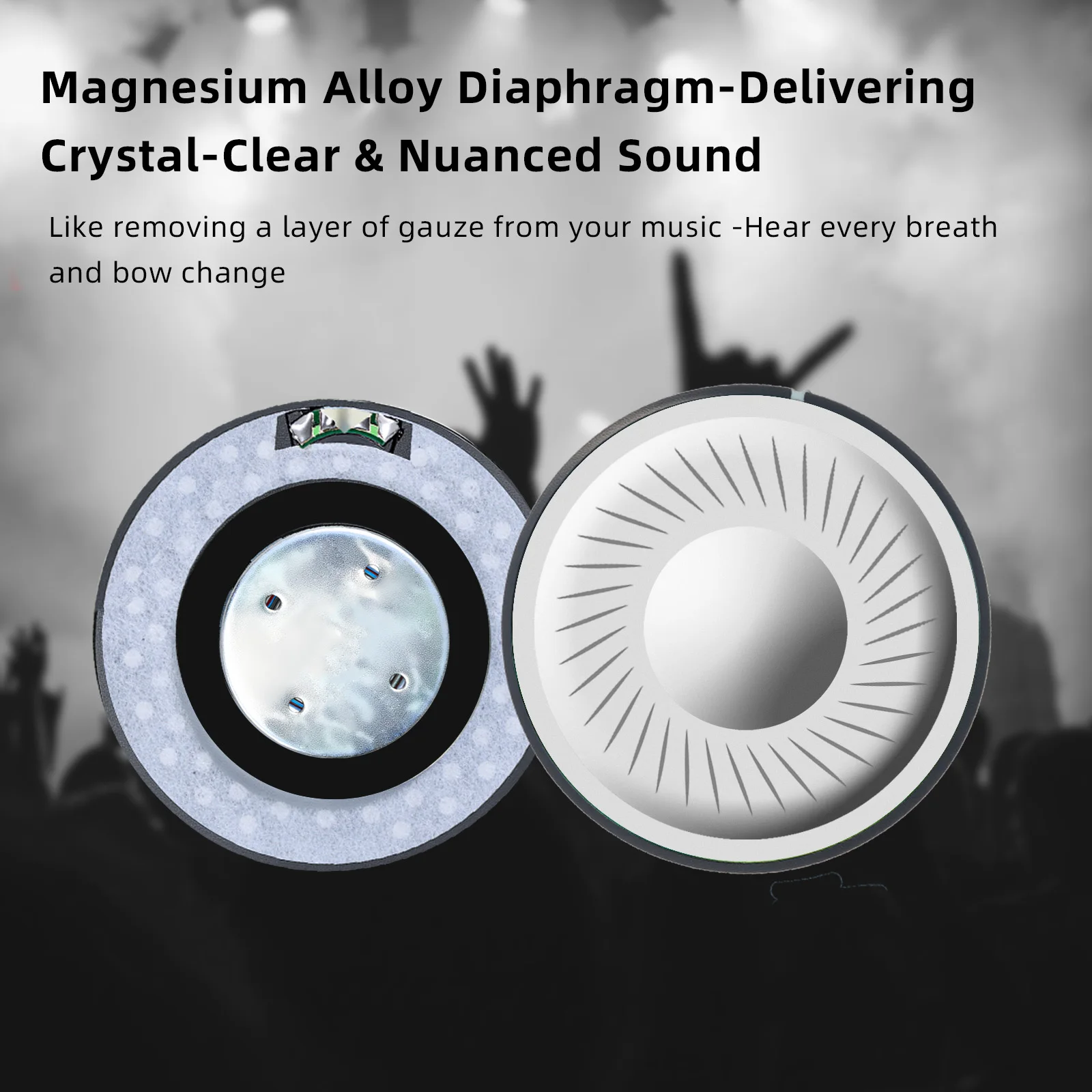 سماعات رأس خشبية من Geekyaudio مكبر صوت 50 ملم شبه مفتوح من الخلف سماعات خشبية شمعية بيضاء مع مضفرة من النايلون 5 النواة /ZMF Caldera