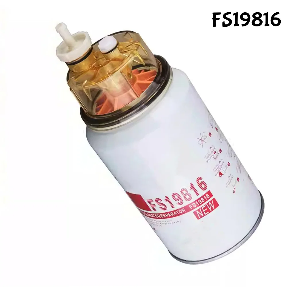 FS19816 Fuel Filter With Cup FS19922 Diesel Filter Element 53C0436 For Engine Parts Fuel Water Separator