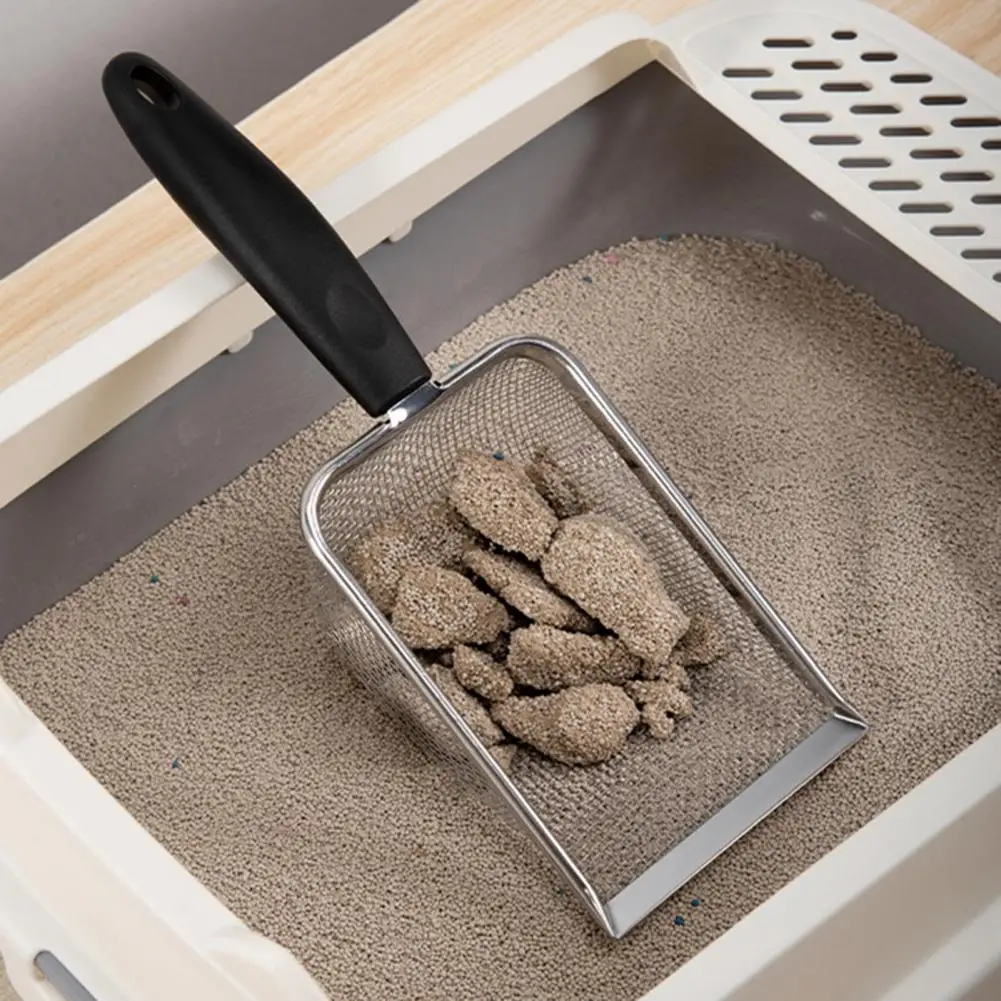 Cat Litter Scooper Washable Great Load Bearing Pet Poops Shovel Small Holes Anti-deformed Cat Litter Shovel Cat Stuffs