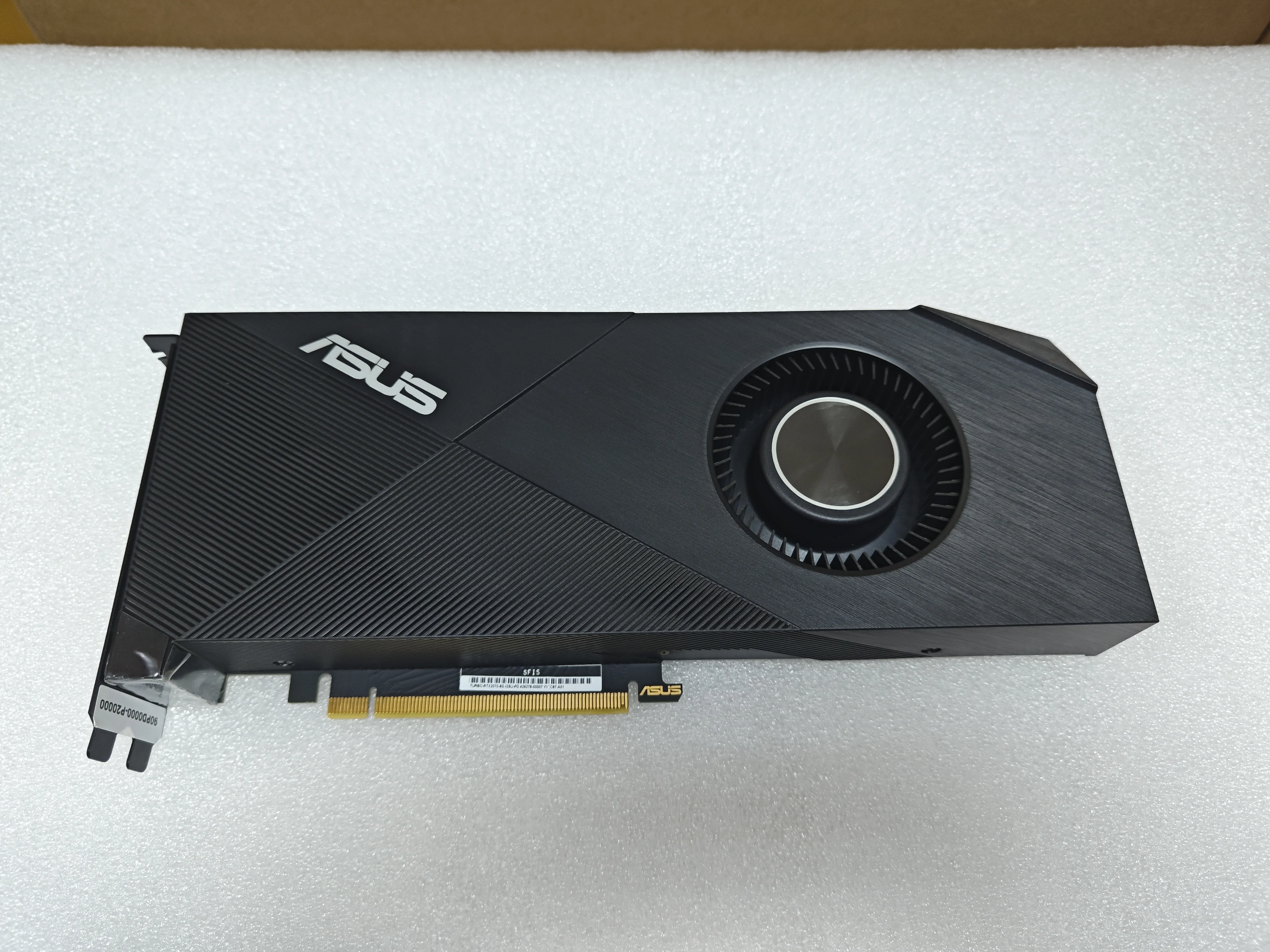 NVIDIA RTX 2070 8GB GPU ASUS TURBO-RTX2070-8G-PD graphics card support 8GB GDDR6 256bit HDMI USB Type-C DP 6+8pin Desktop PC view 5