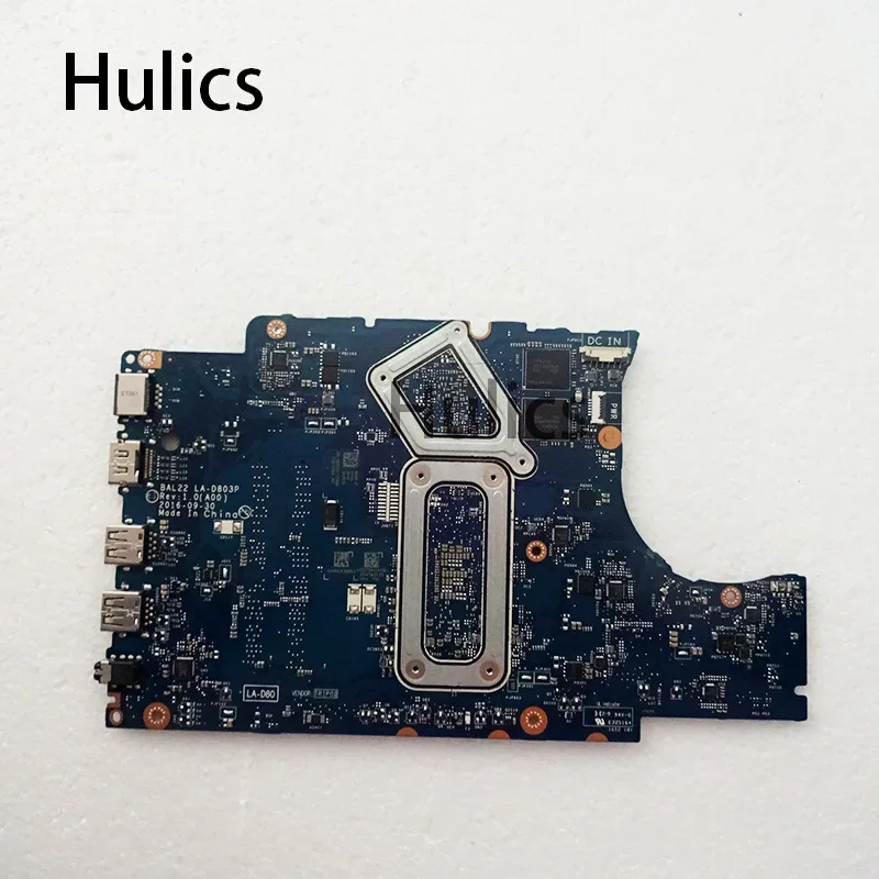 Hulics Used CN-0KPK2C 0KPK2C KPK2C FOR DELL INSPIRON 5565 Laptop Motherboard BAL22 LA-D803P A12-9800P Main Board