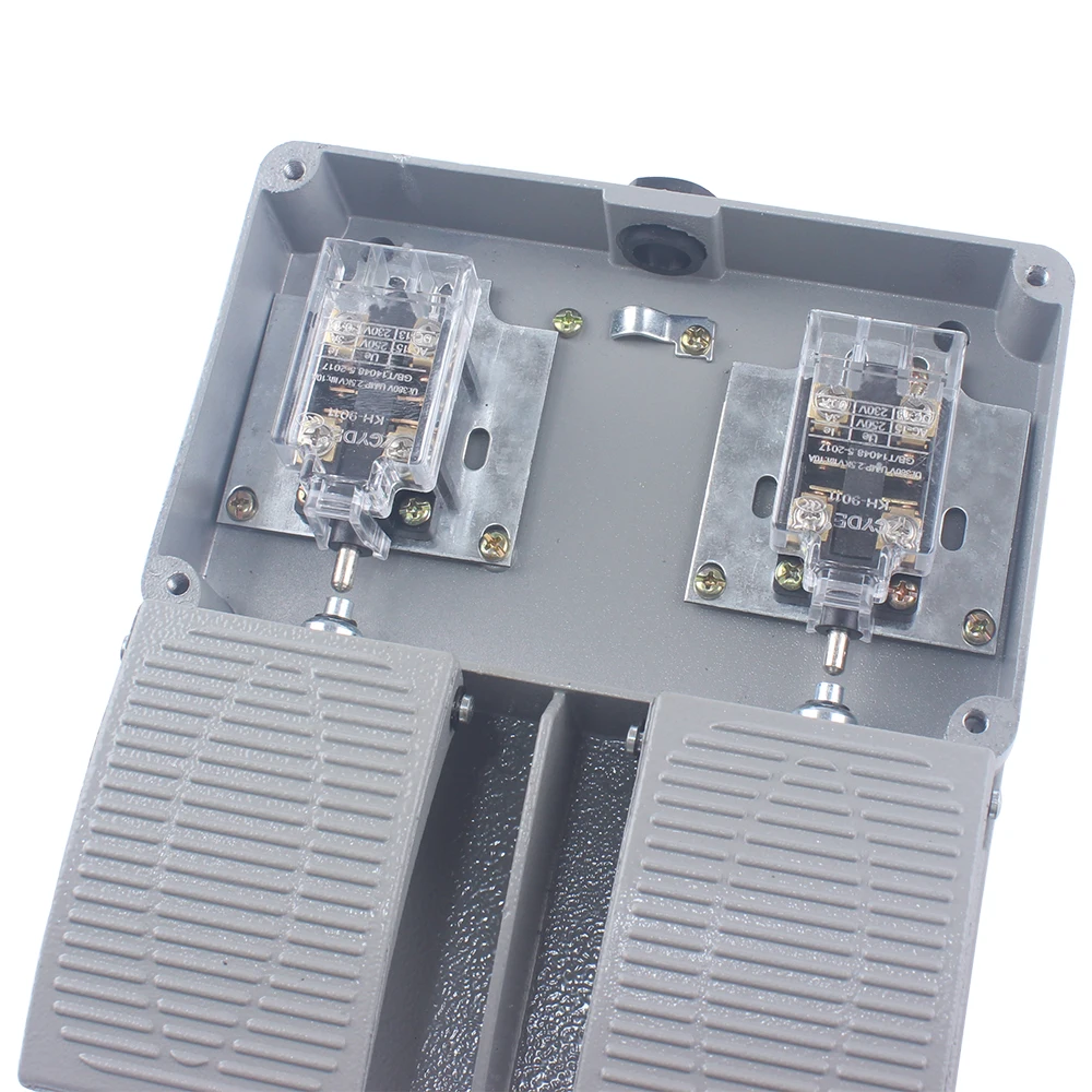 YDT1-16 Foot Switch Pedal Foot Control Switch 250V 380V 6A double pedal use for bending machine punch