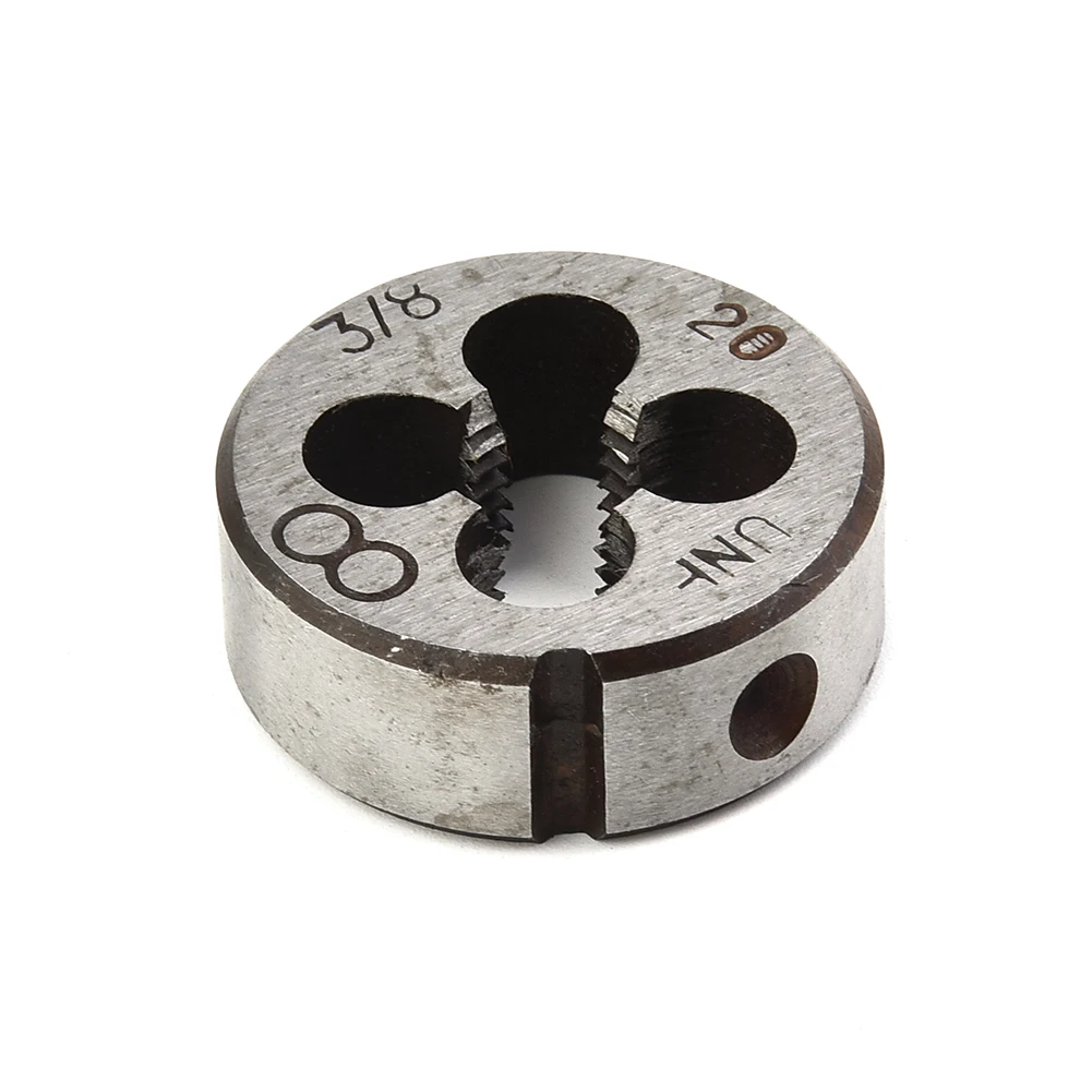 Пара метчиков и матриц HSS BSF 3/8-20 с прямой канавкой для железа, стали, меди, алюминия и матрицы для стали, ручные инструменты