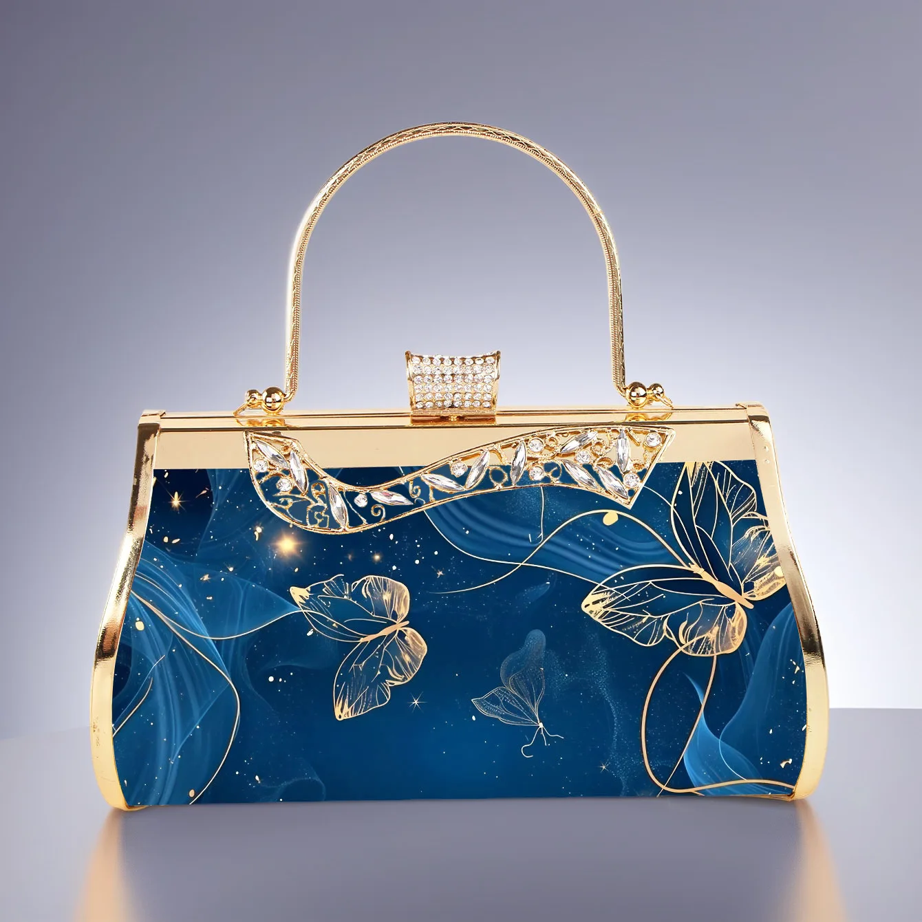 Design Pattern Niche Handbag 2026 New Fashion Handmade Diamonds