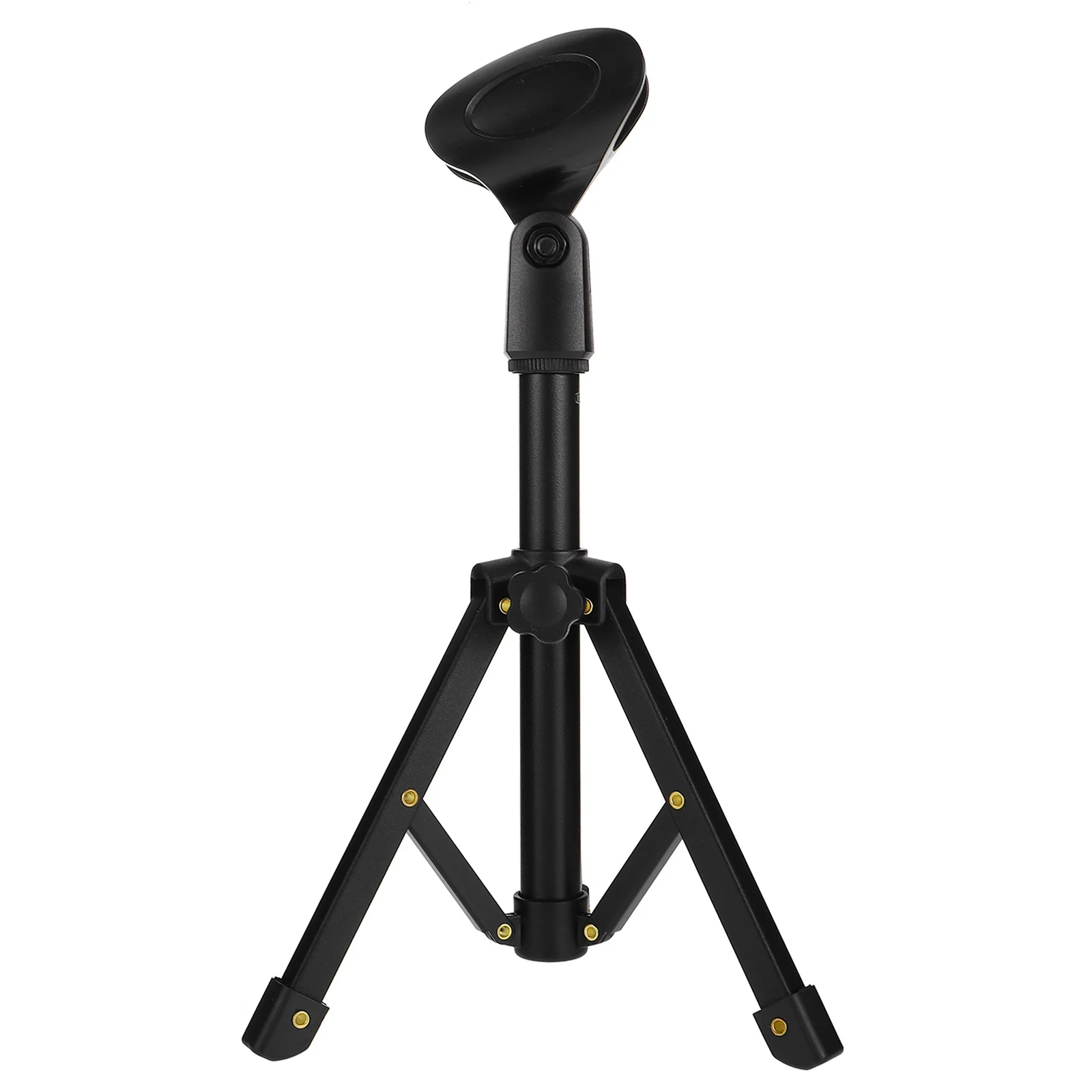 

1Set Tabletop Microphone Bracket Stable Compact Lightweight Mic Support Rack for Blog Video Church Family Gathering