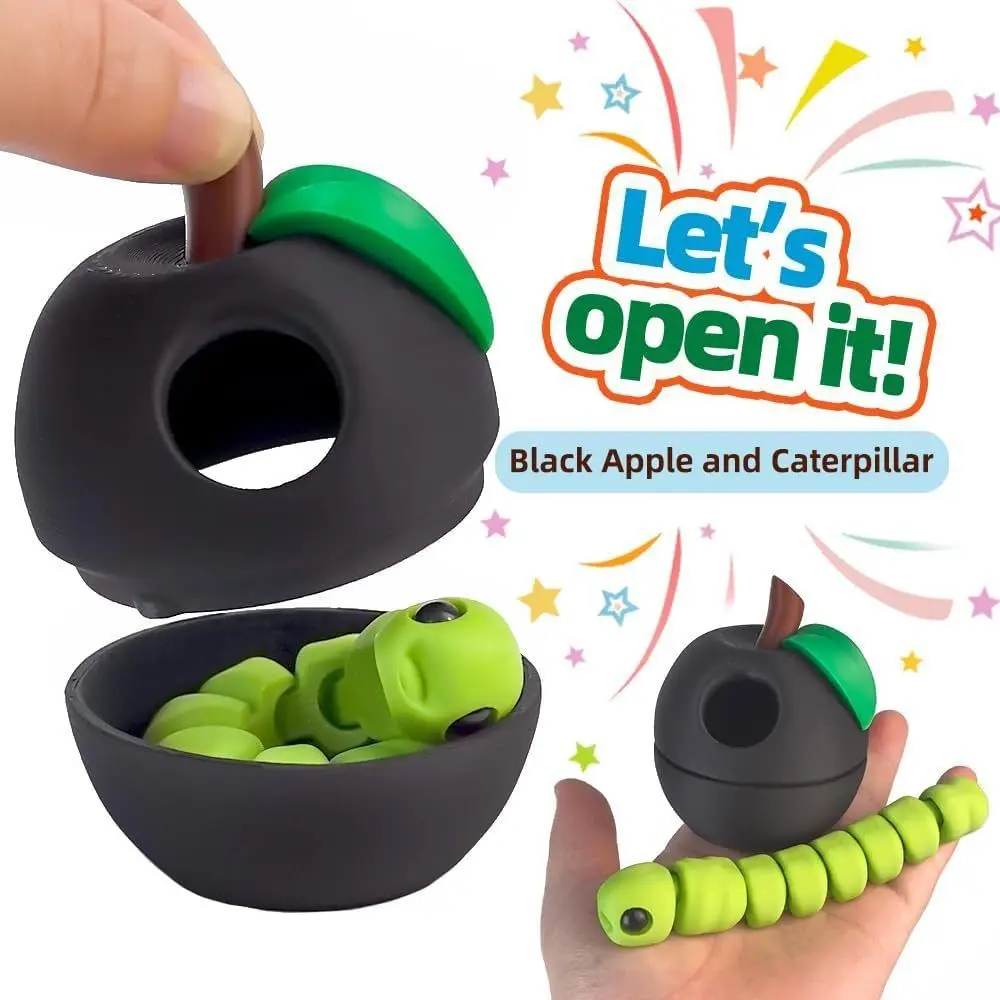 Juguete de frutas impreso en 3D con articulaciones de cuerpo completo, figura modelo móvil bonita y tonta multicolor, impresión 3D educativa