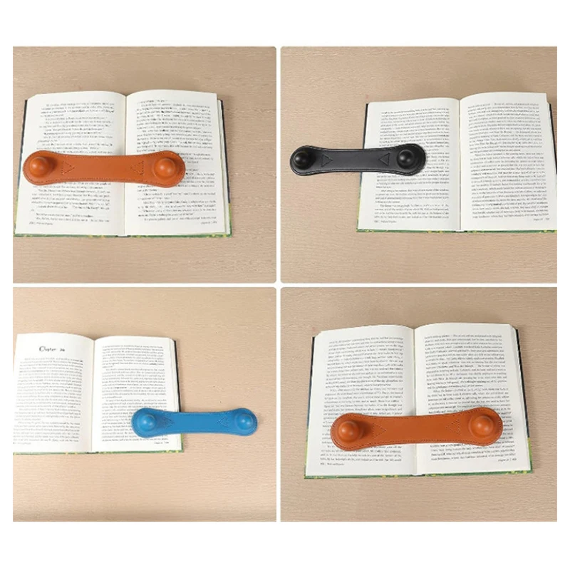Weighted Bookmark Leather Page Weight Book Clip Holder Holder Fixed Reading Weight Pressure Bookmark