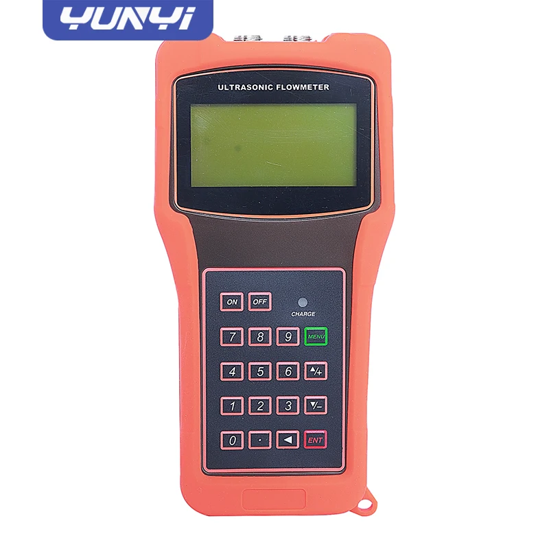 YUNYI Hight Precision Ultrasonic Water Flow Meter Gas Mass Liquid Fuel Clamp On Portable Sensor  Handheld Flowmeter