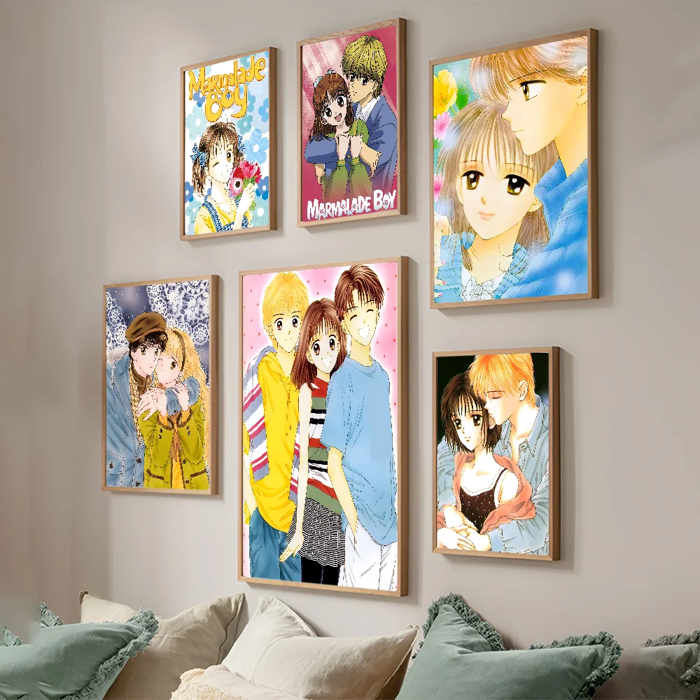 Anime Marmalade Boy Classic Vintage Classic Anime Poster Fancy Wall Sticker For Living Room Bar Decoration Decor Wall Stickers