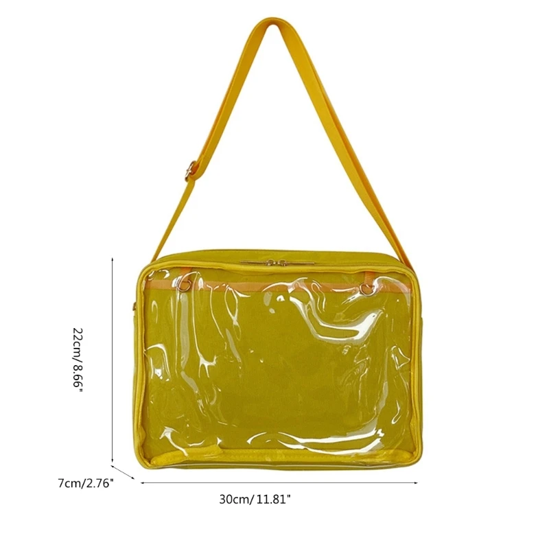 Crossbody Shoulder Bags Uniform Bag Ita Bag Clear Schoolbag for Girl