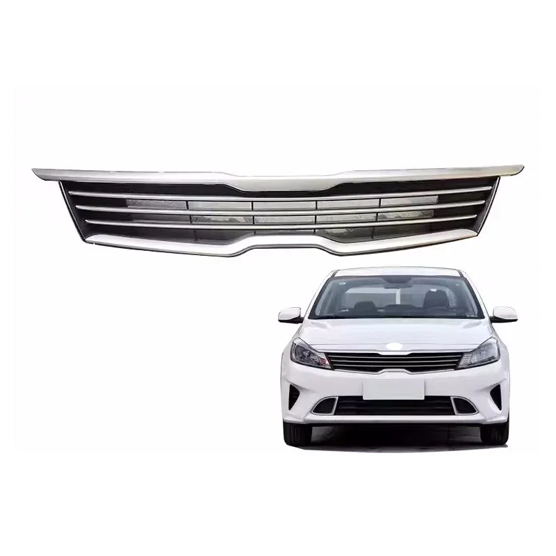 Car Front Bumper Grill For Kia Forte 2018-2019 Modified Mask Net Radiator Grille Body Kit Car Accessories