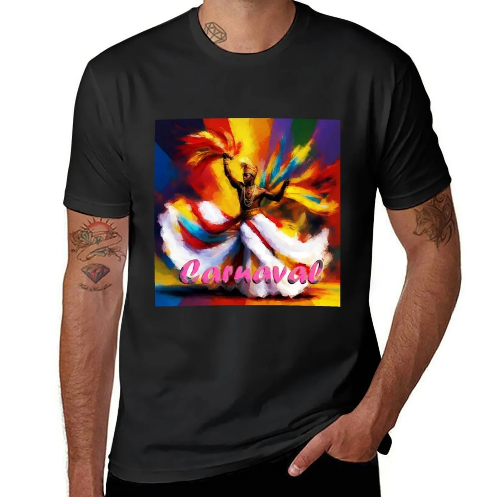 Carnival, carnaval Lets dance in the street v3 T-Shirt sublime quick-drying Short sleeve tee t shirts for men graphic