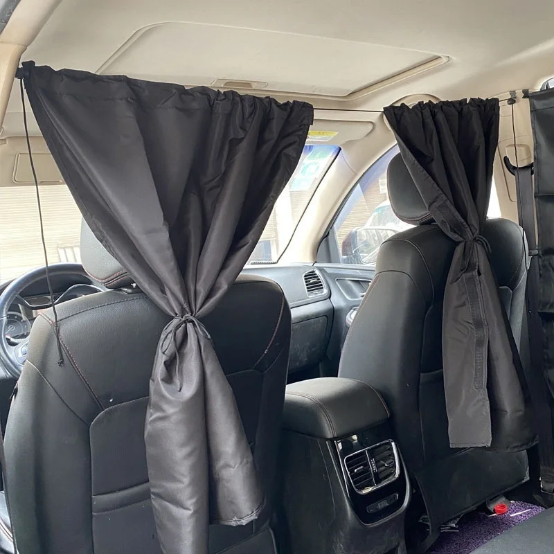 Car curtains sunshade curtains private sun screen car interior car rear blackout side privacy caravan partition curtains pongee