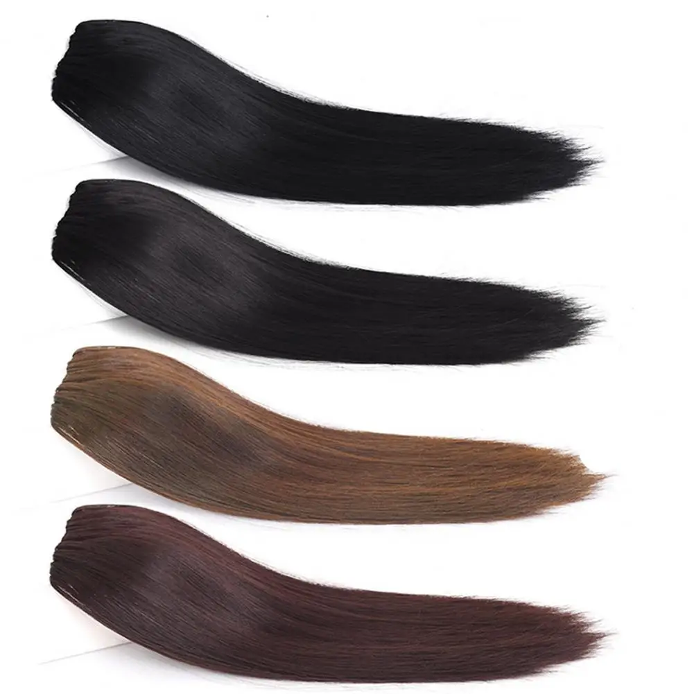 Women Hair Extension Clip Invisible Human Hair Wig Pads One Piece Wig Hair Pad Increased Hairs Volume Natural Fake Hairpieces