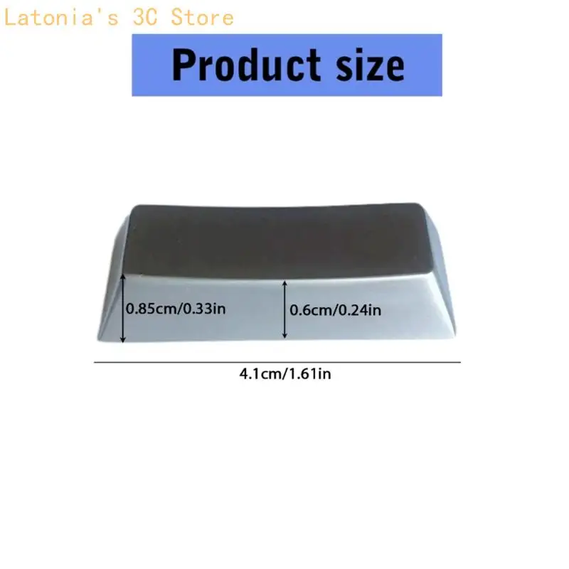 Metalltastenkappe Silber Gold glänzend Original Zinklegierung Tastenkappen für mechanische Tastaturen X3UB – Detail 6