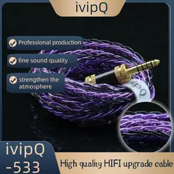 ivipQ-533 HIFI Dengeli Kulaklık Yükseltme Kablosu, JUZEAR x Z IBasso Jr. Klee Gizaudio DaVinci için 0.78 2PIN/ MMCX ile