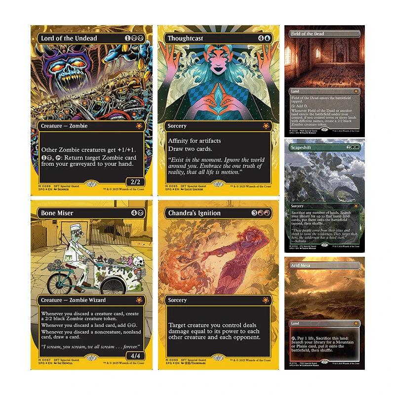 

Diy Magic The Gatherings Storms Trading Card Game Chandra's Ignition Field of The Dead Color Flash Collection Card Toys Gift