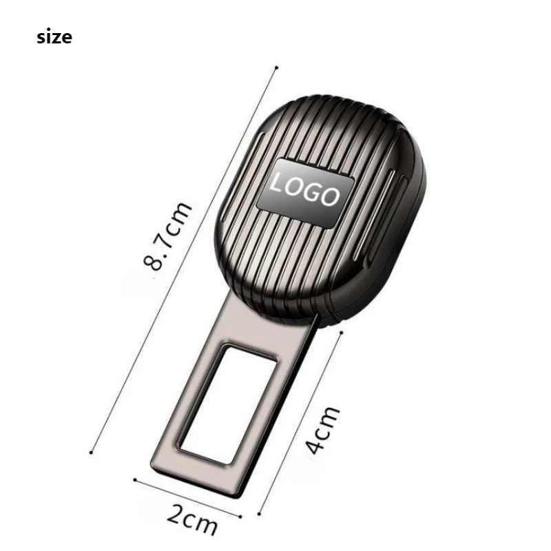 

1Pc/2PCs Car Seat Belt Clip Extender Safety Seatbelt Lock Buckle Plug Thick Insert Socket Extender Safety Buckle Car Accessories