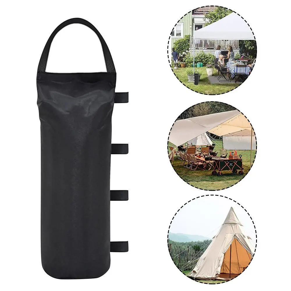 

1/4Pcs Black Garden Gazebo Foot Leg Portable Canopy with Handle Tent Sandbag Weights Sand Bag Camping