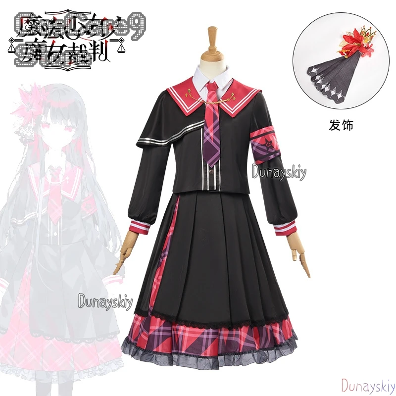 

Anime The Witch Trial Of The Magical Girl Nikaidō Hiro Cosplay Costume Fire Stick God Of War Halloween Carnival Party 할로윈 의상