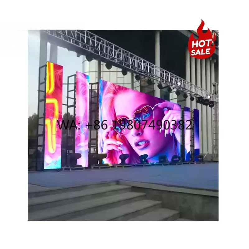 

Factory Direct Outdoor LED Video Wall P2.5 P2.6 P2.9 P3.9 Full Color Stage Backdrop Event Rental Commercial Advertising Display