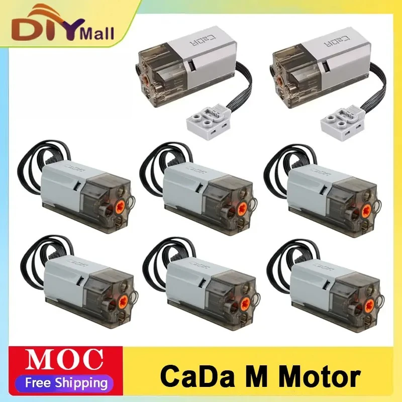 

Комплект двигателя CaDA Advanced M с высоким крутящим моментом для автомобилей MOC, совместимый с набором двигателей с механическими функциями Legoeds