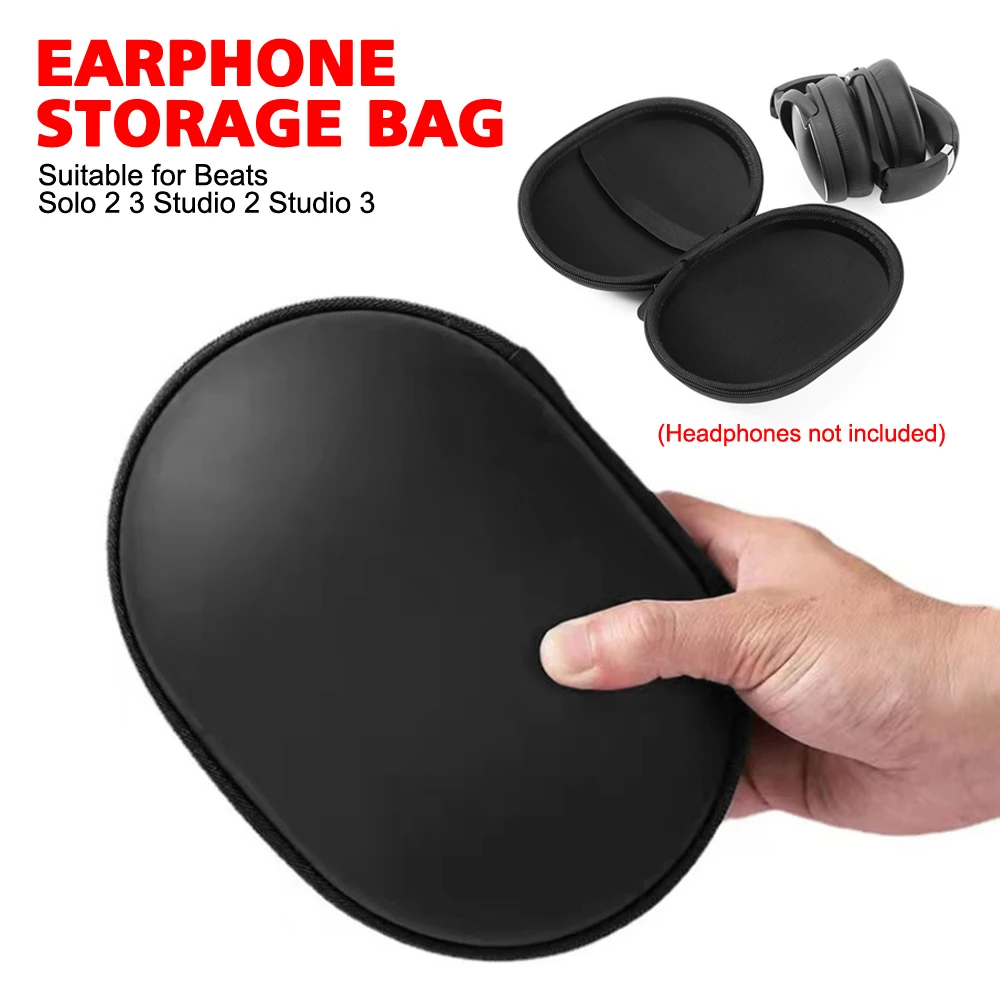 Hard  EVA Headphone Case 3 Headphone Bag Hard Shell Earphone Protective Covers With Inner Bag For Beats Solo 2 3 Studio 2 Studio