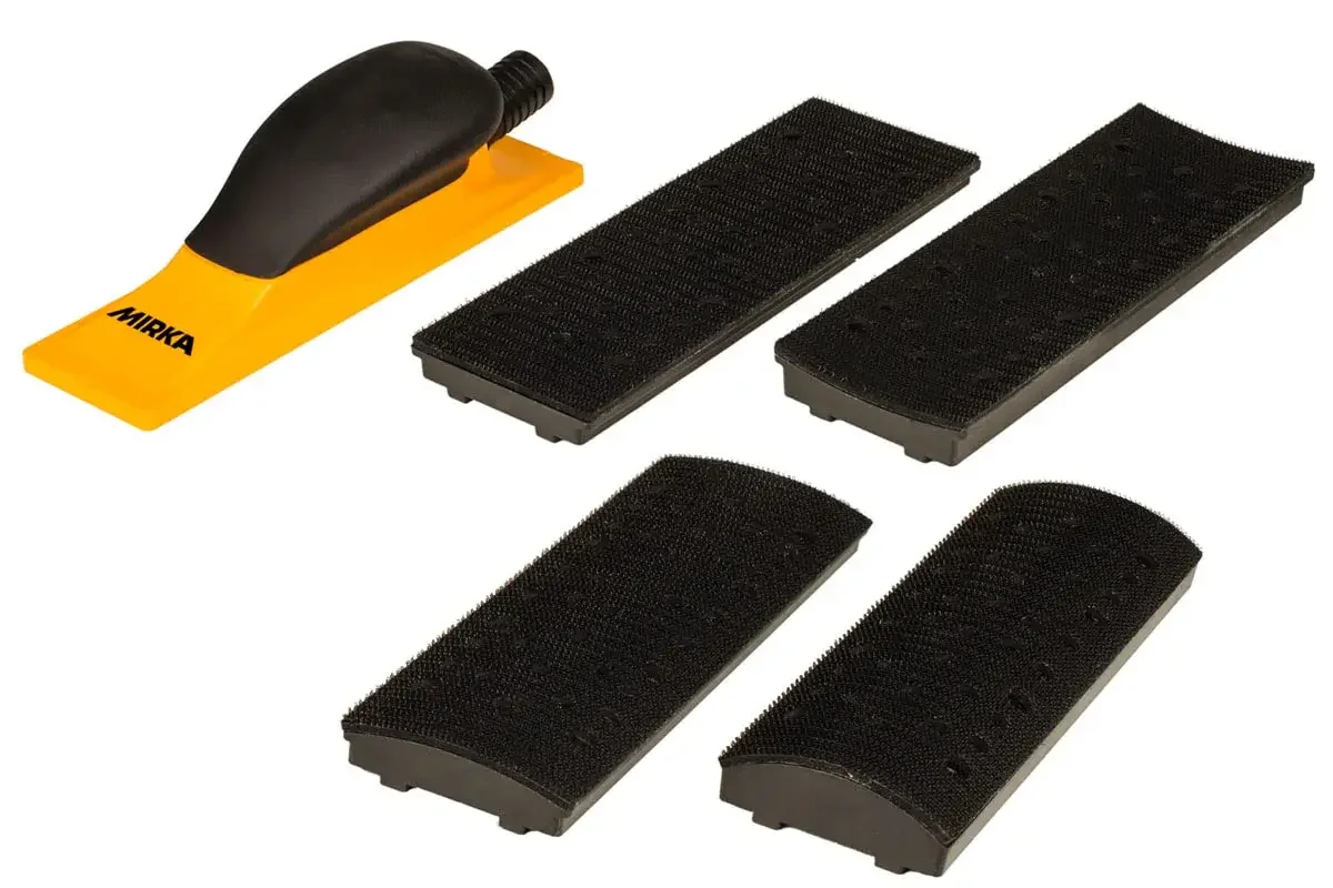 Sanding Block Kit Set 2.75" x 8" Hook and Loop/Multipurpose Sander Tool for Sanding on concave, Convex and Flat Shaped Surfaces