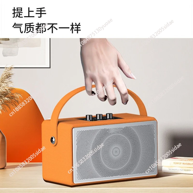 P5 Outdoor Camping Bluetooth Roadshow with Sound Card Performance Singing Live Streaming Speaker Mobile Karaoke Speaker