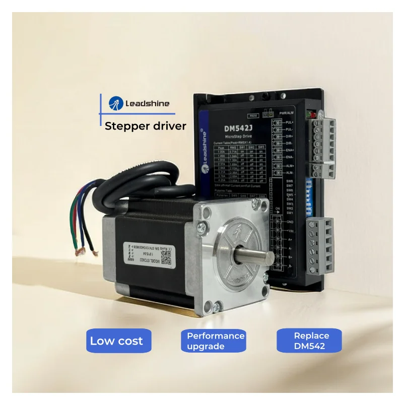 Leadshine Low Cost and Performance Upgrade DM542J Controller Kit or Leadshine Replace DM542  CNC Stepper Motor Controllers