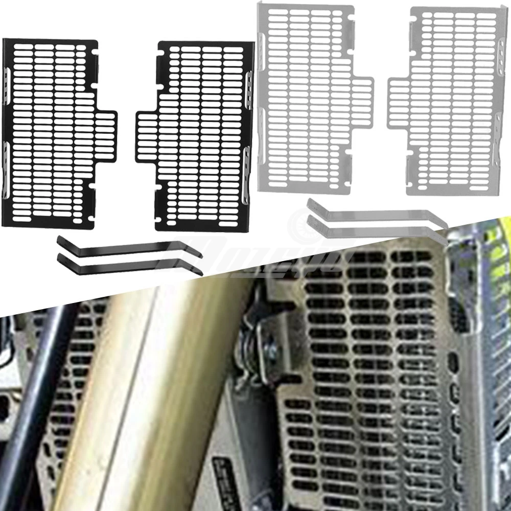 

Motorcycle Radiator Grill Guard Protector Oil Cooler Grille Covers For Honda CR125 CR250 R CR125R CR250R CR 125R 250R 2000 2001