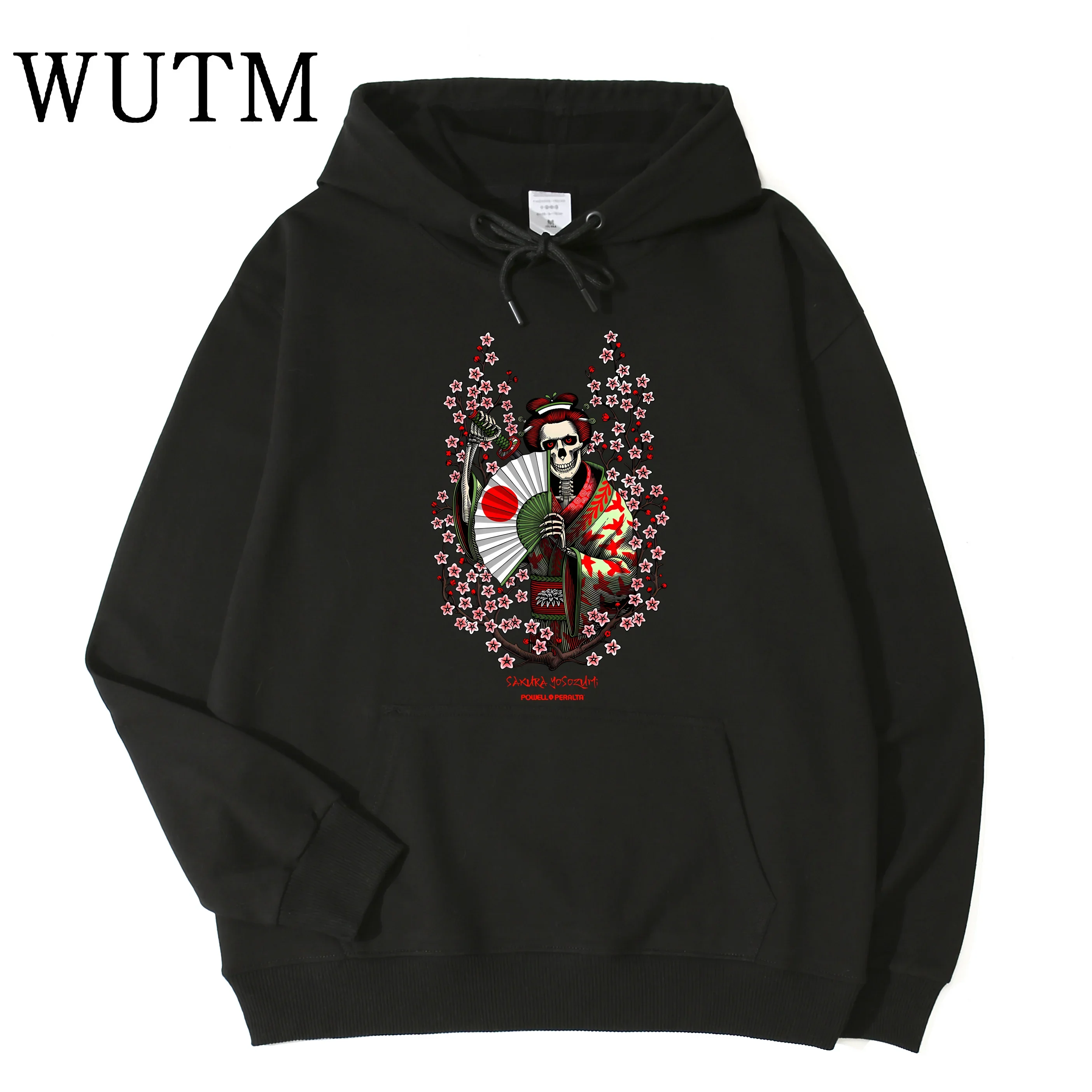 Powell Peralta Hoodie Yosozumi Samurai Hoodies Unisex Long Sleeves